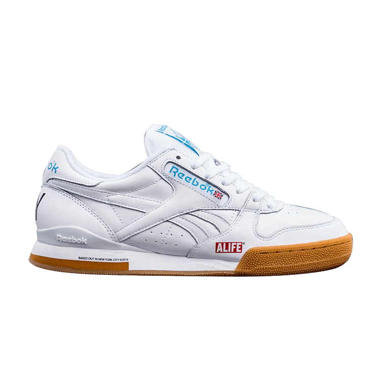 Alife x Reebok Phase 1 Pro 'White' — White/California Blue/Gum