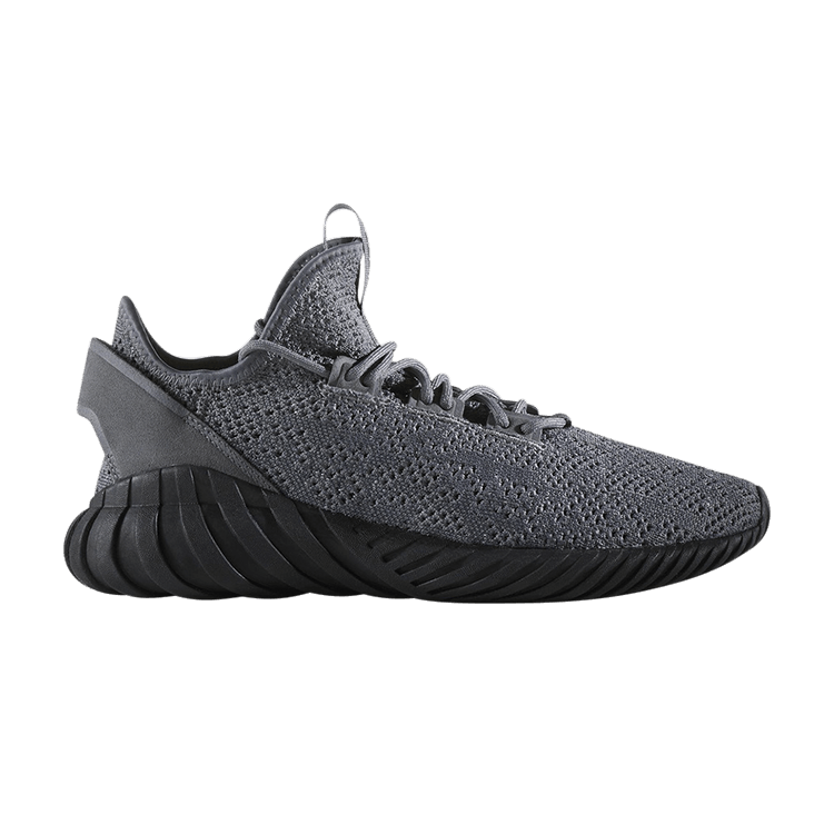 Adidas Tubular Doom Sock Primeknit 'Grey Black' — Grey/Core Black/Footwear White