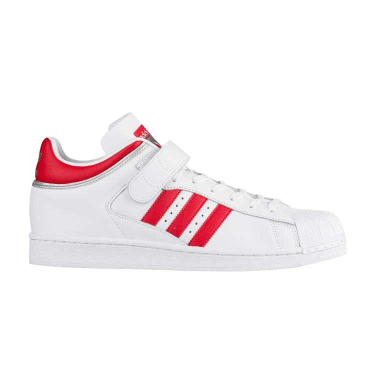 Adidas Pro Shell 'White Scarlet Red' — White/Scarlet Red/Silver