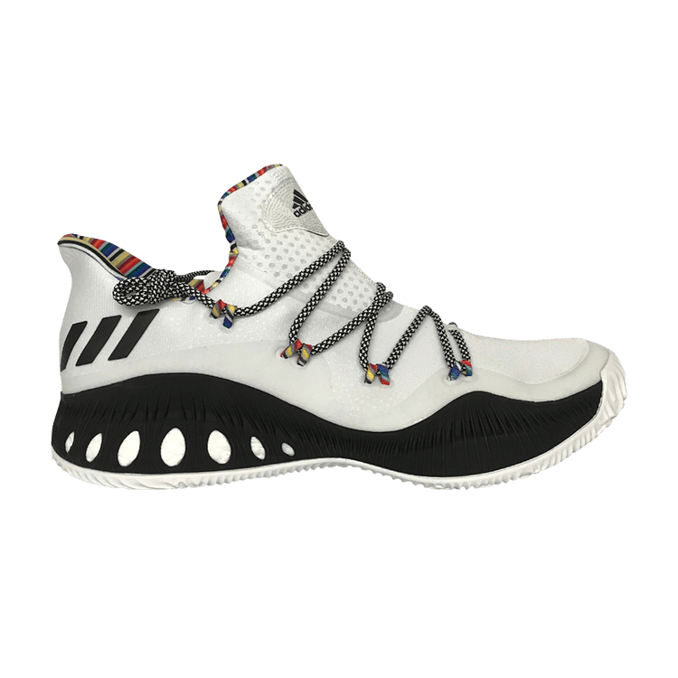 Adidas Crazy Explosive Low 'BHM' — Footwear White/Light Solid Grey/Core Black