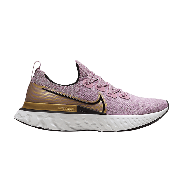 Nike Wmns React Infinity Run 'Plum Fog' — Plum Fog/Black/Metallic Gold