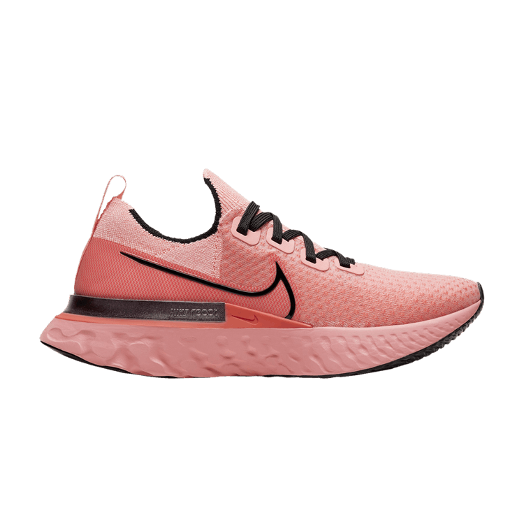 Nike Wmns React Infinity Run Flyknit 'Bright Melon' — Bright Melon/Black/Ember Glow