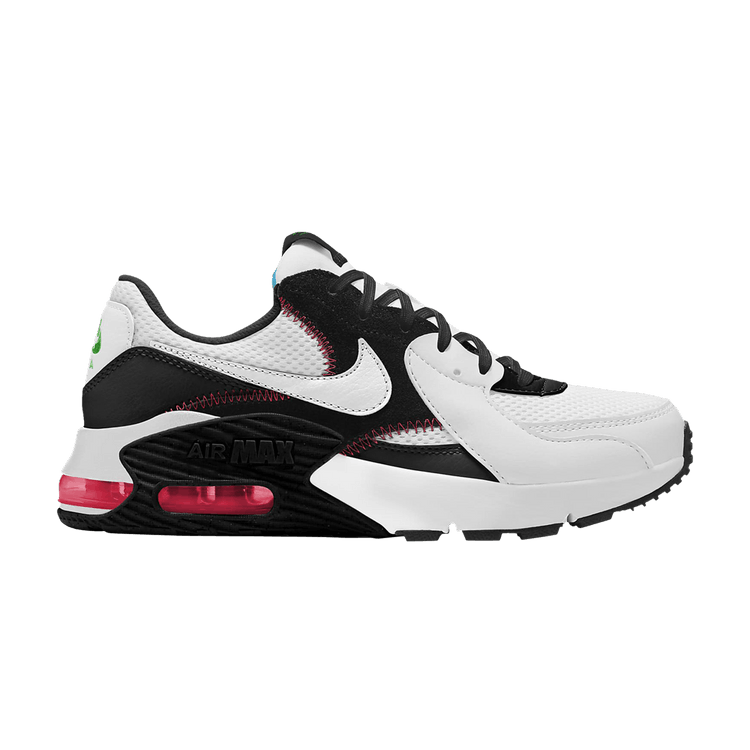 Nike Wmns Air Max Excee 'White Flash Crimson' — White/Black/Flash Crimson/White
