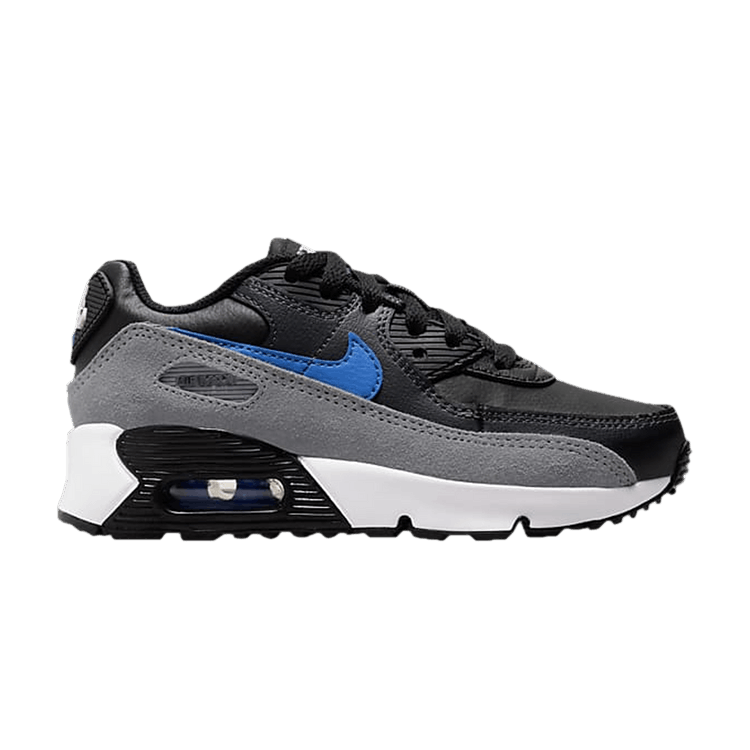 Nike Air Max 90 PS 'Black Medium Blue' — Black/Smoke Grey/Anthracite/Medium Blue