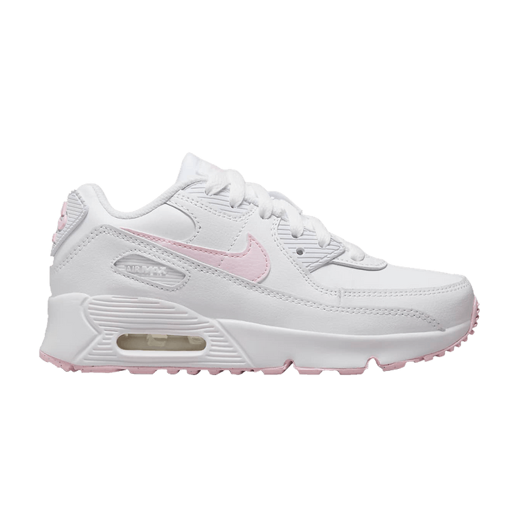 Nike Air Max 90 Leather PS 'White Pink Foam' — White/White/White/Pink Foam