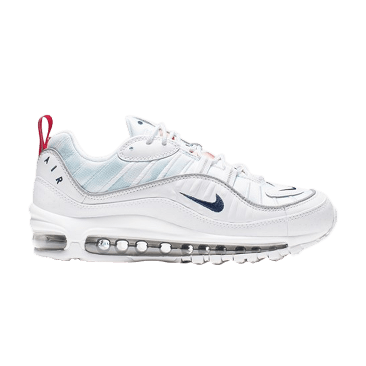 Nike Wmns Air Max 98 Premium 'Unité Totale' — White/Midnight Navy