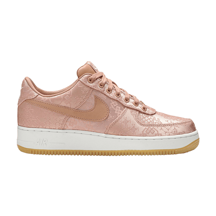 CLOT x Nike Air Force 1 Low Premium 'Rose Gold Silk' Special Box