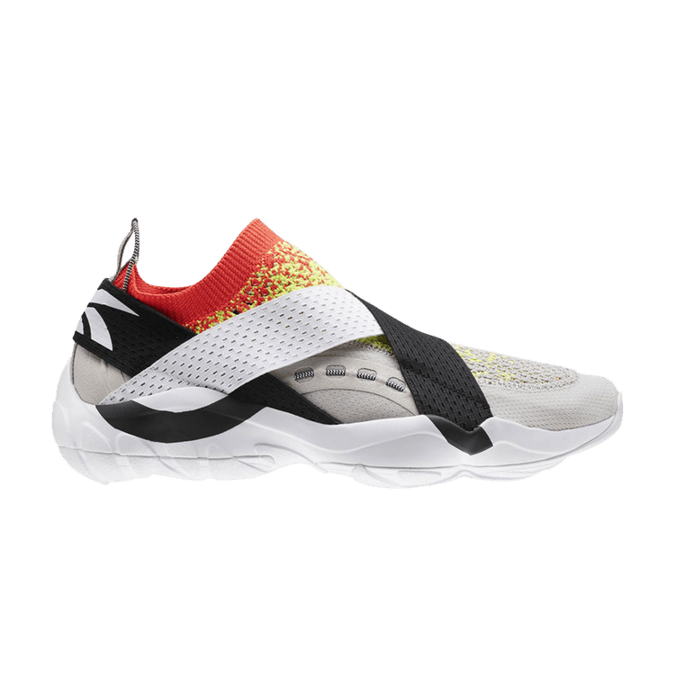 Reebok DMX Fusion AFF — Sand Stone/Black/White/Neon Cherry/Solar Yllw