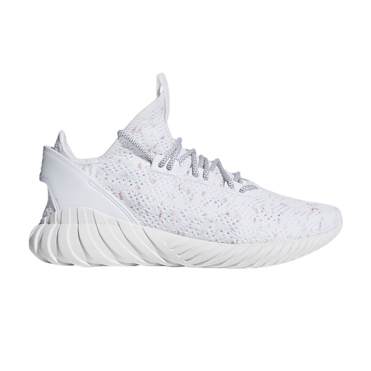 Adidas Tubular Doom Sock Primeknit 'White' — Footwear White/Grey Three/Collegiate Burgundy