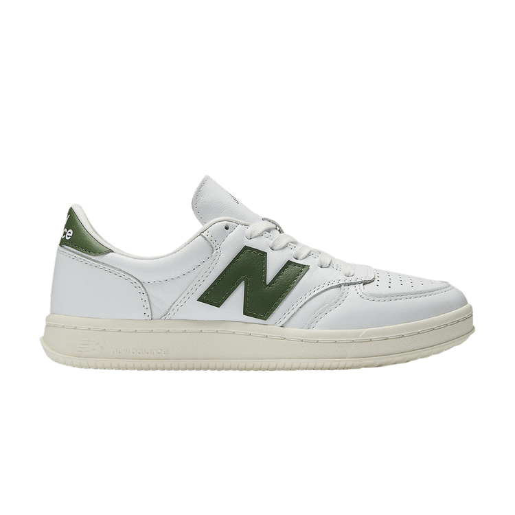 New Balance T500 'White Green' — White/Green