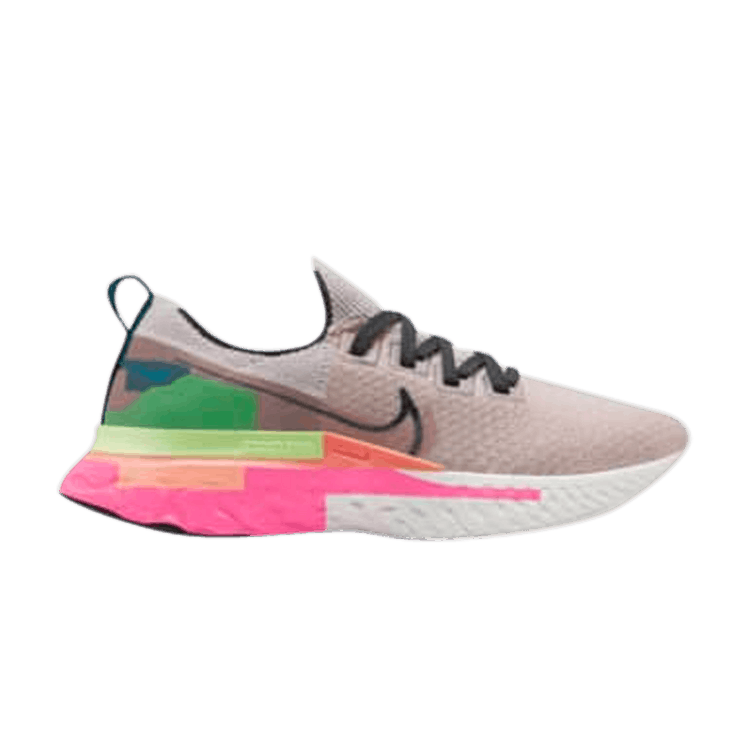 Nike Wmns React Infinity Run Flyknit Premium 'Violet Ash' — Violet Ash/Pink Blast/Atomic Pink/Dark Smoke Grey