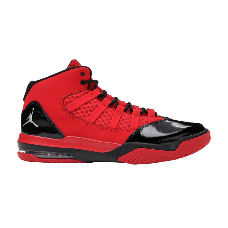 Air Jordan Max Aura 'University Red' — University Red/Chrome/Black