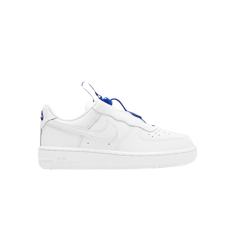 Nike Force 1 Toggle PS 'White Hyper Royal' — White/Hyper Royal/White