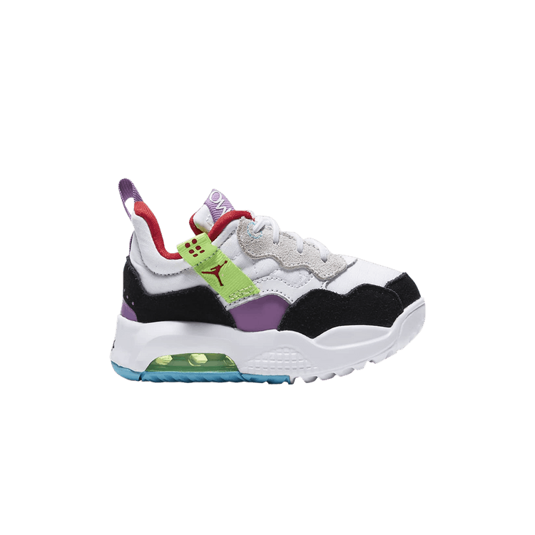 Air Jordan MA2 TD 'Greatest Gift' — White/Black/Purple Nebula/University Red