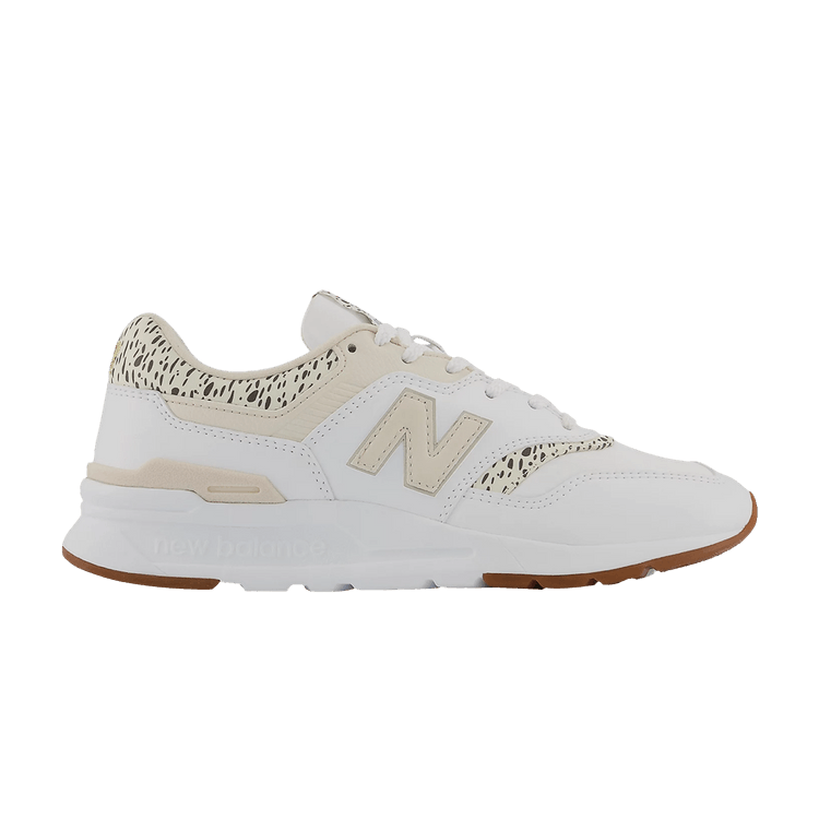 New Balance Wmns 997H 'Animal Print' — White/Calm Taupe