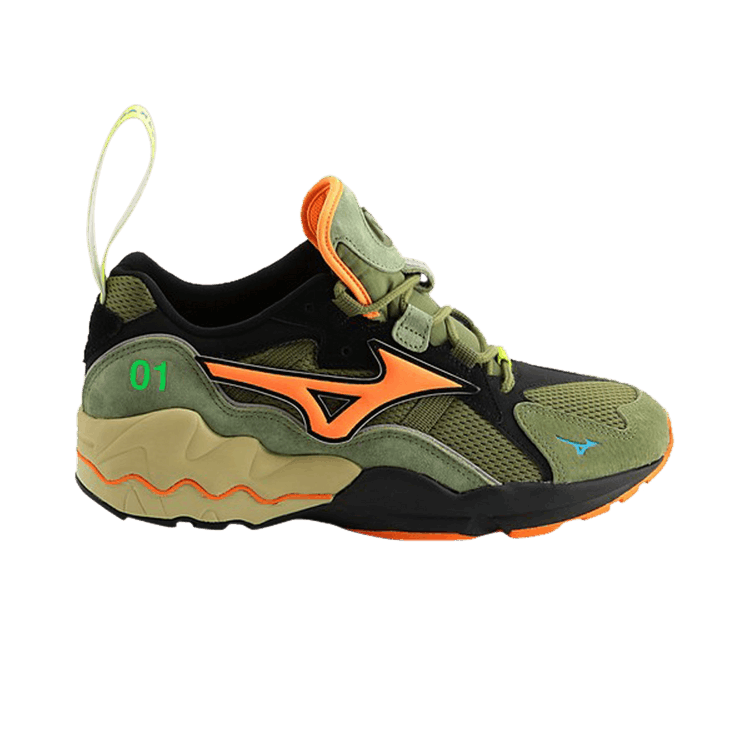 24 Karats x mita x Mizuno Wave Rider 1 — Green