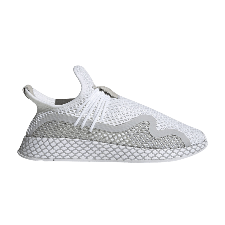 Adidas Deerupt S 'White Silver' — Footwear White/Footwear White/Metallic Silver