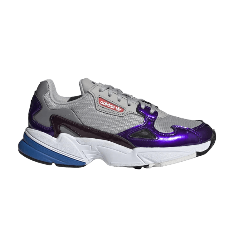Adidas Wmns Falcon 'Purple Grey' — Grey/Grey/Crystal White