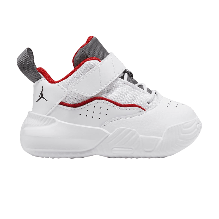 Air Jordan Stay Loyal TD 'White Light Graphite' — White/Light Graphite/University Red/Black