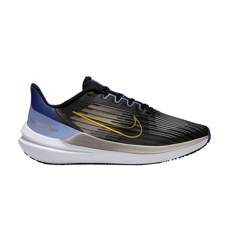 Nike Wmns Air Winflo 9 'Black Lapis Yellow'