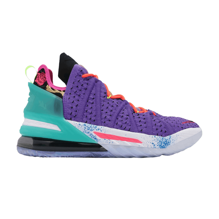 Nike LeBron 18 EP 'Best Of 10-18' — Psychic Purple/Black/Multi-Color