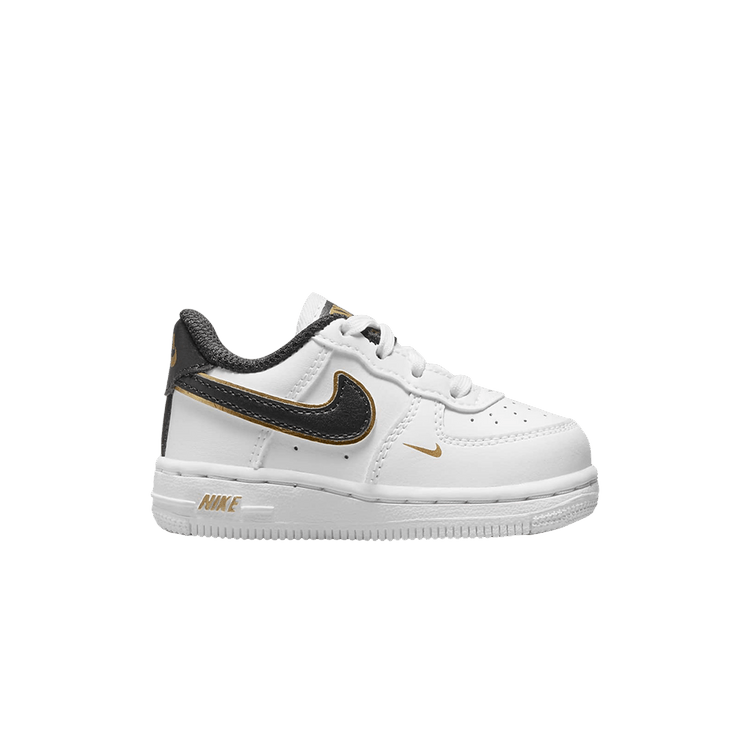 Nike Force 1 LV8 TD 'Metallic Swoosh Pack - White' — White/Metallic Gold/White/Black