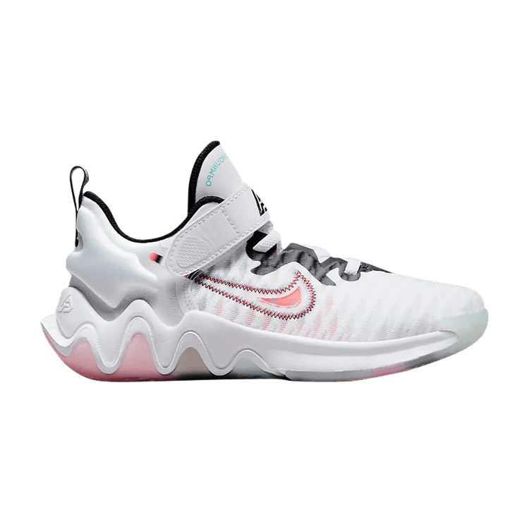 Nike Giannis Immortality PS 'Force Field' — White/Black/Turquoise Blue/Clear