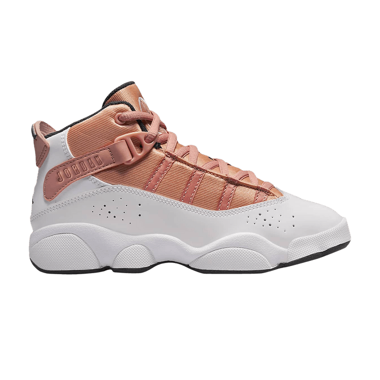 Air Jordan 6 Rings PS 'Light Madder Root' — Light Madder Root/Black/White