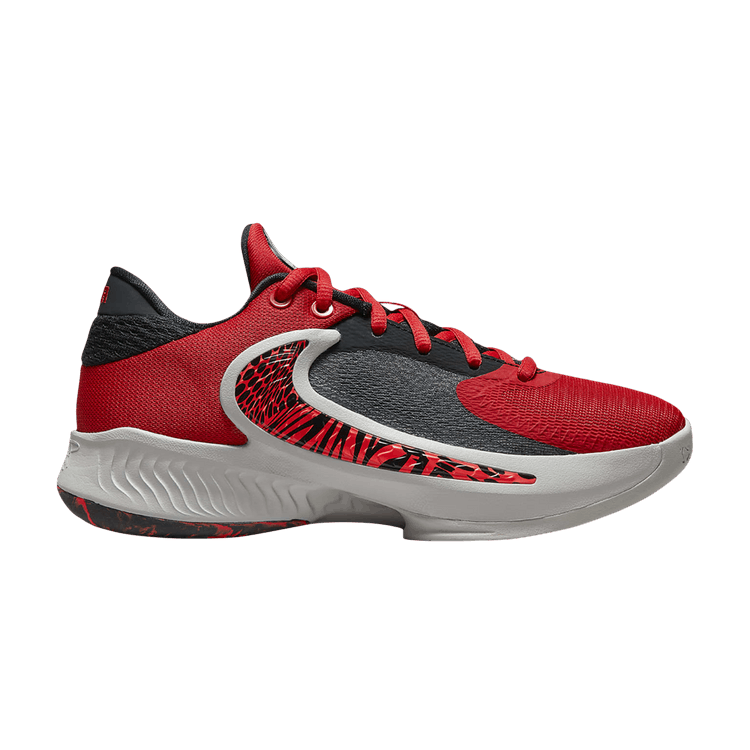 Nike Zoom Freak 4 GS 'Safari' — University Red/Safety Orange/Black/Bright Crimson