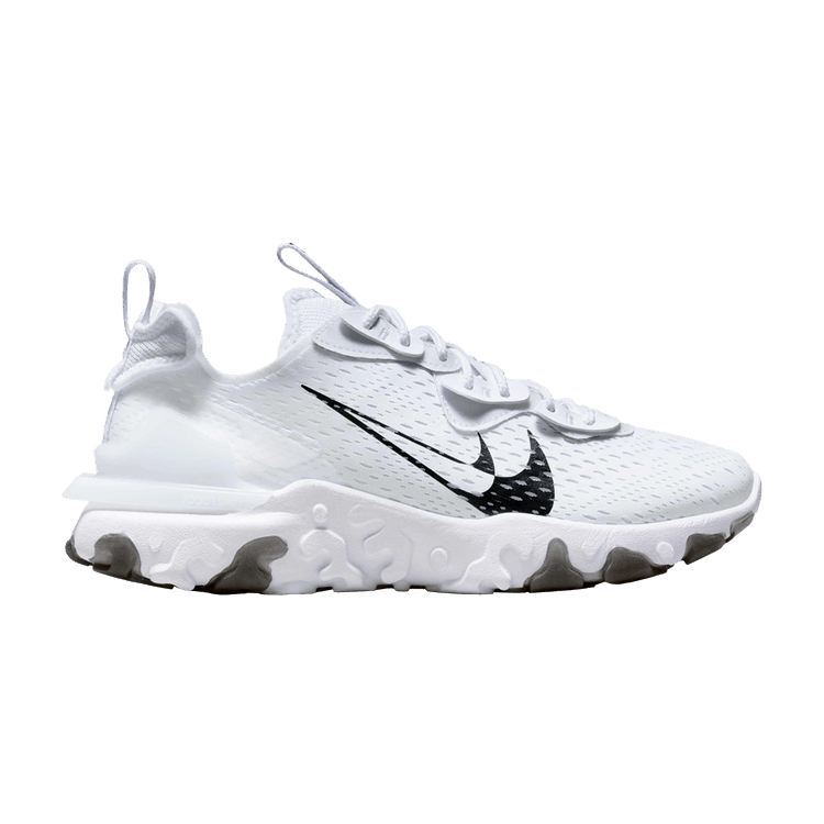 Nike Wmns React Vision 'Double Swoosh - White Black'