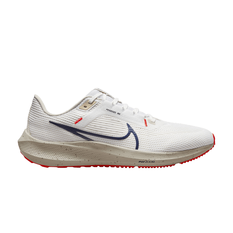 Nike Air Zoom Pegasus 40 'White Obsidian' — White/Light Orewood Brown/Phantom/Obsidian