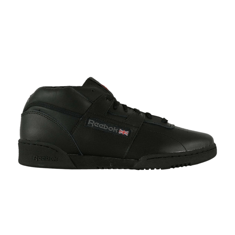 Reebok Workout Mid 'Black Charcoal' — Black/Charcoal
