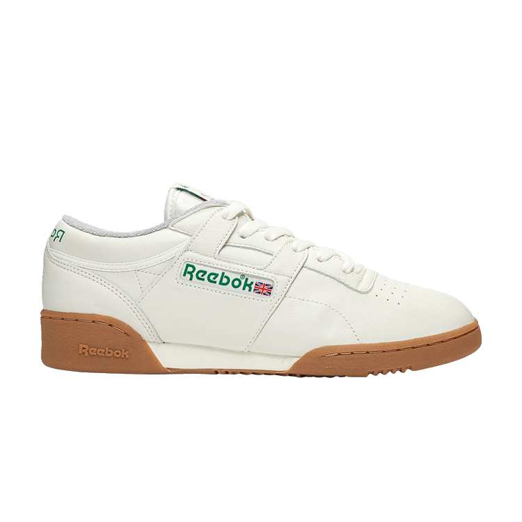 Oi Polloi x Reebok Workout Clean MU 'Chalk' — Chalk/Green/Royal