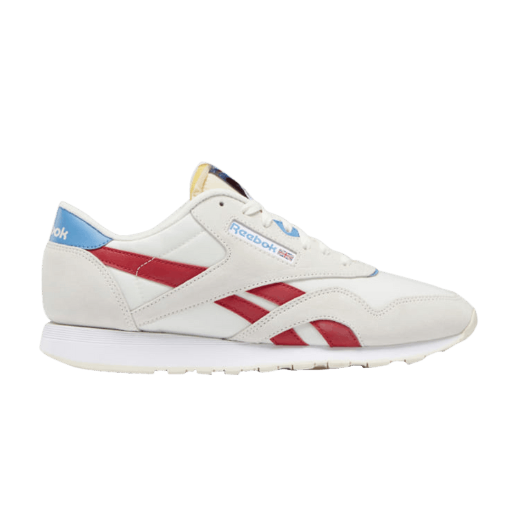Reebok Classic Nylon 'Chalk Scarlet' — Chalk/Scarlet/White
