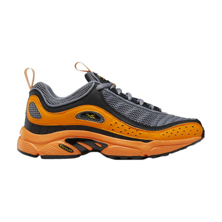 Reebok Daytona DMX 'Black Grey Orange' — Black/Grey/Bright Orange