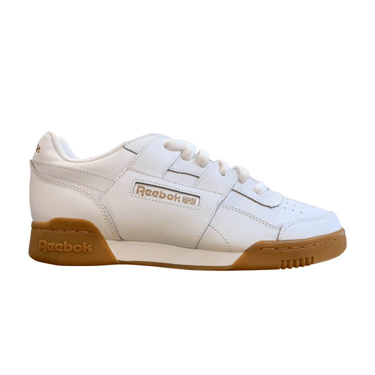 Reebok Wmns Workout Plus 'White Rose Gold' — White/Rose Gold/Gum