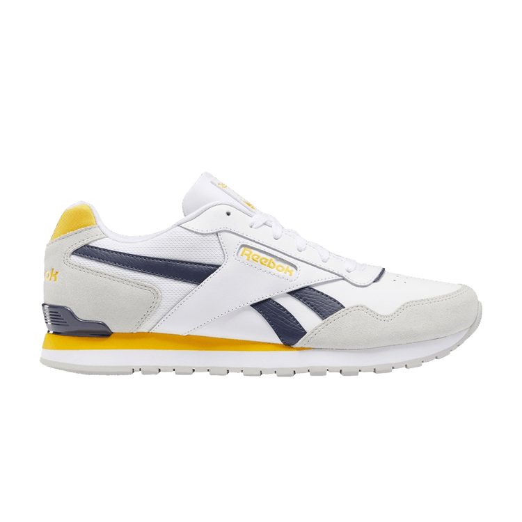 Reebok Classic Harman Run 'White Navy Yellow' — White/Skull Grey/Heritage Navy/Trek Gold