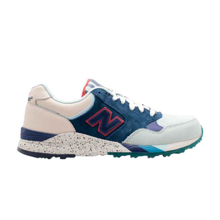 Ronnie Fieg x New Balance  850 'Brooklyn Bridge' Sample — LIGHT CYAN/BLUE/RED