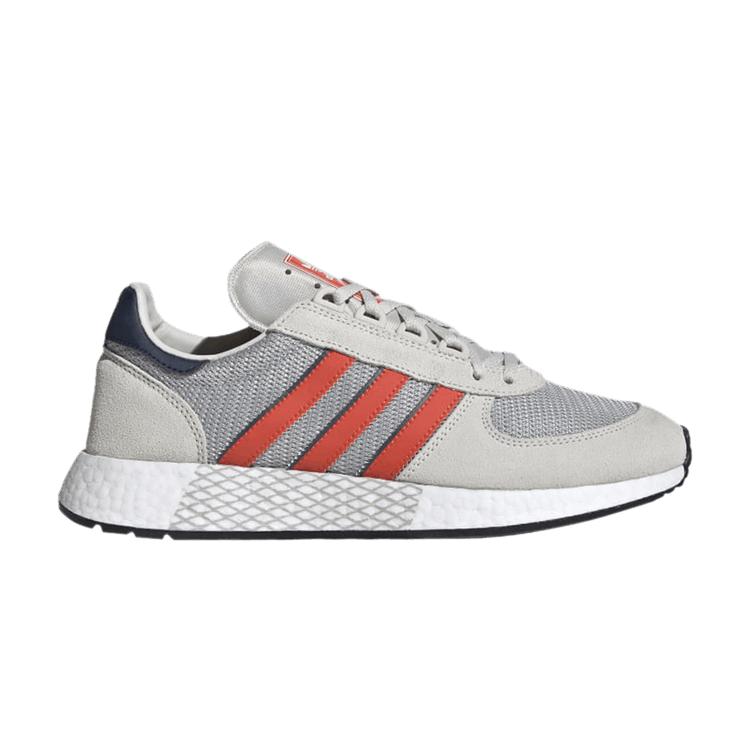 Adidas Marathon Tech 'White Collegiate Navy' — Raw White/Active Orange/Collegiate Navy