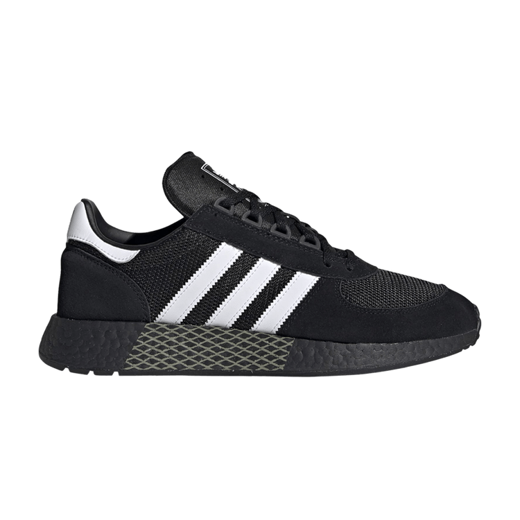 Adidas Marathon Tech 'Black White' — Core Black/Cloud White/Trace Cargo