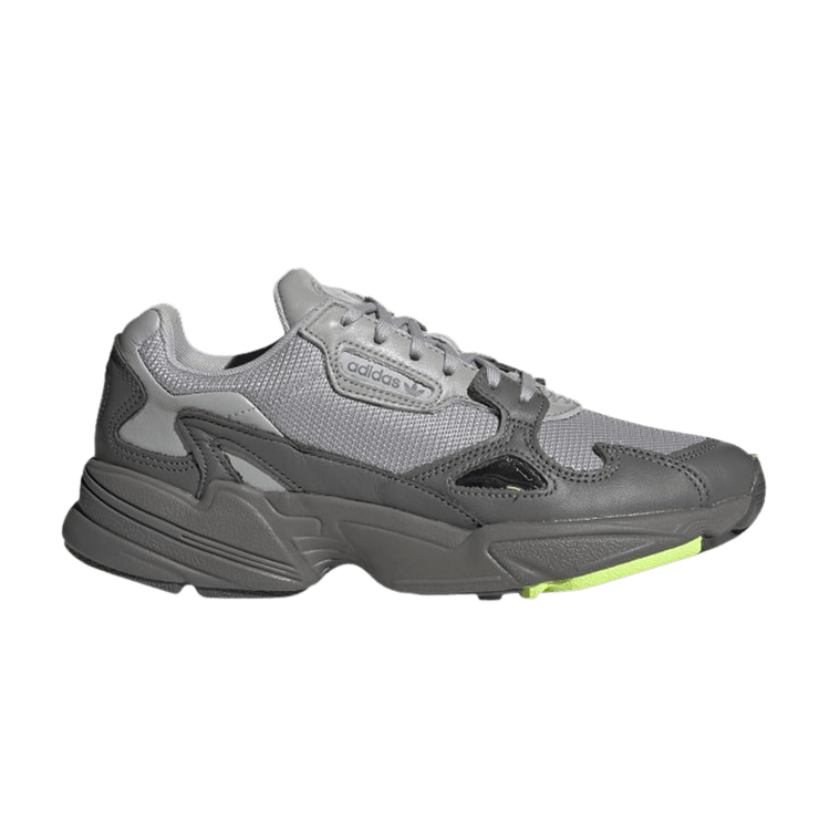adidas Wmns Falcon 'Grey' — Grey Four/Grey Two/Hi-Res Yellow