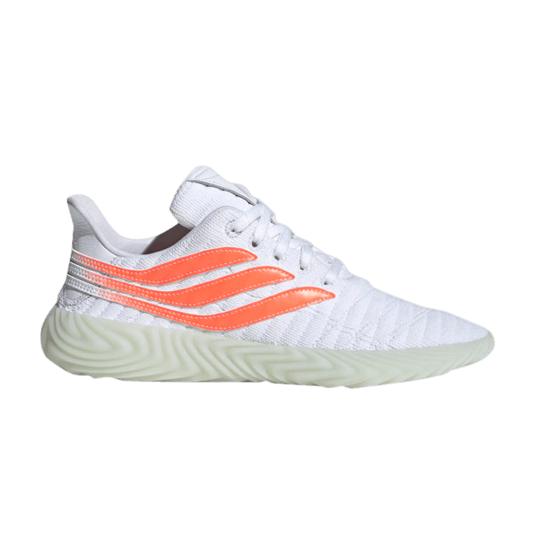 Adidas Sobakov 'White Solar Red' — Cloud White/Solar Red/Blue Tint