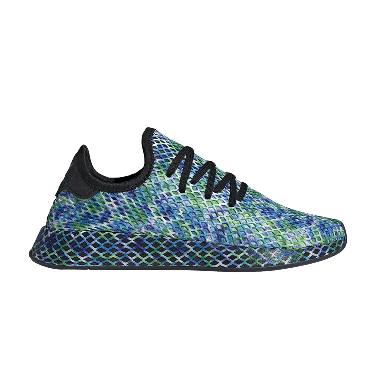 Adidas Deerupt 'Blue Splatter' — Blue Splatter