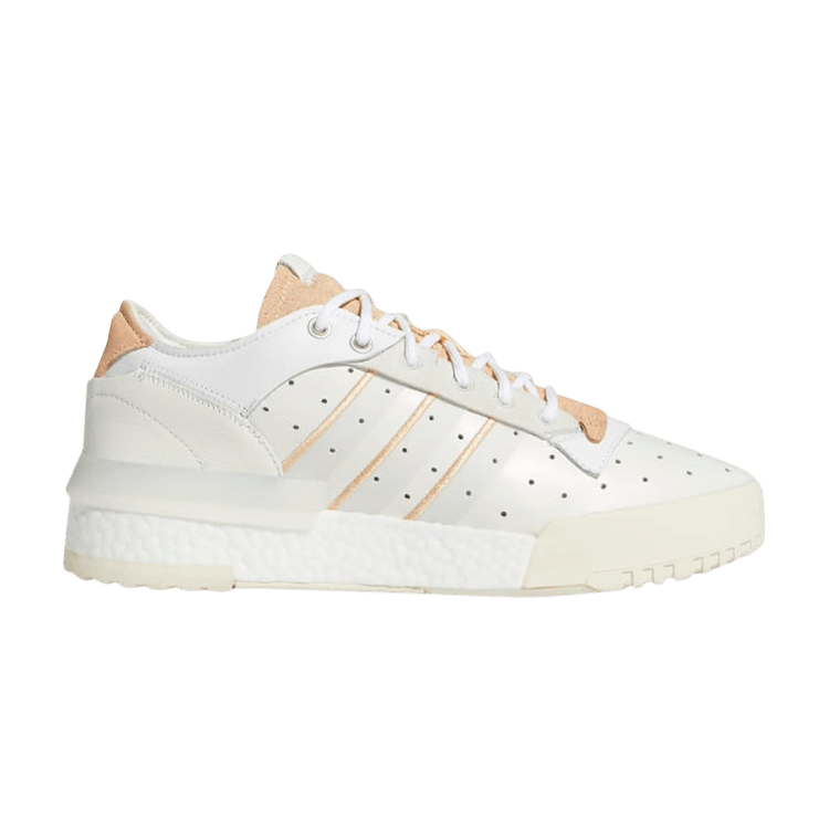 Adidas Rivalry RM Low 'White Glow Orange' — Running White/Cloud White/Glow Orange