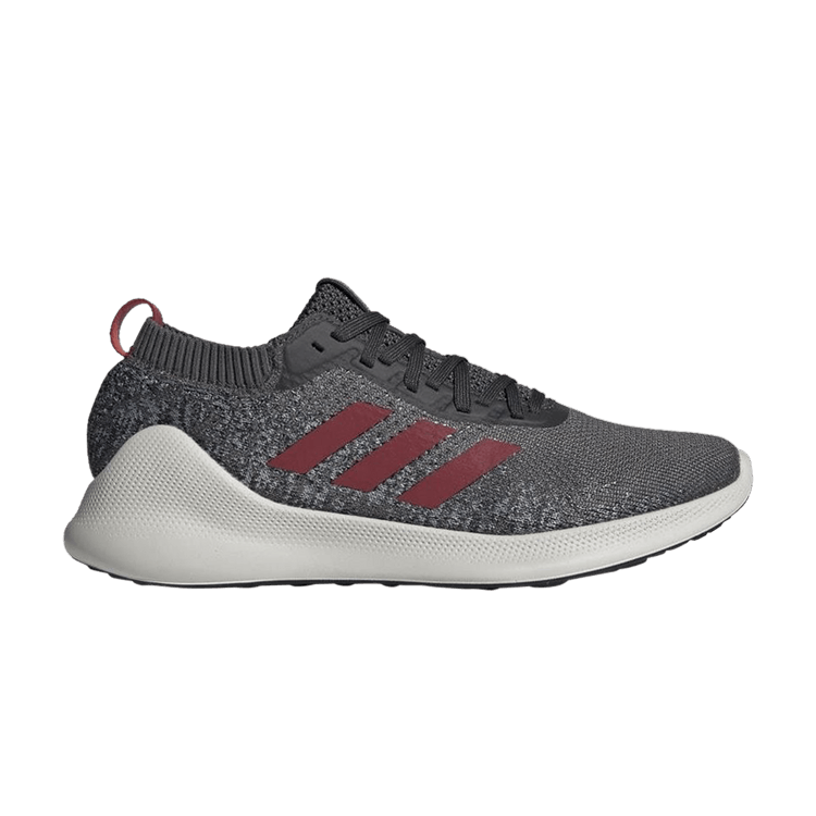 Adidas Purebounce+ 'Grey Active Maroon' — Grey/Active Maroon/Carbon