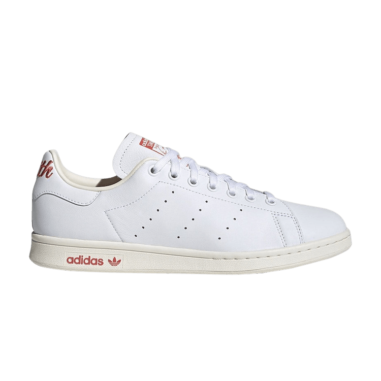 Adidas Stan Smith 'Red Script' — Running White/Trace Scarlet/Off White