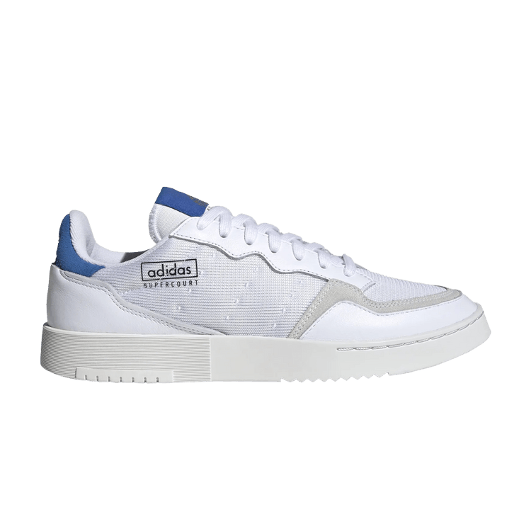 adidas Supercourt 'White Blue' — Cloud White/Cloud White/Blue