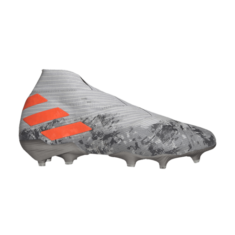 Adidas Nemeziz 19+ FG 'Grey Solar Orange' — Grey/Solar Orange/Chalk White
