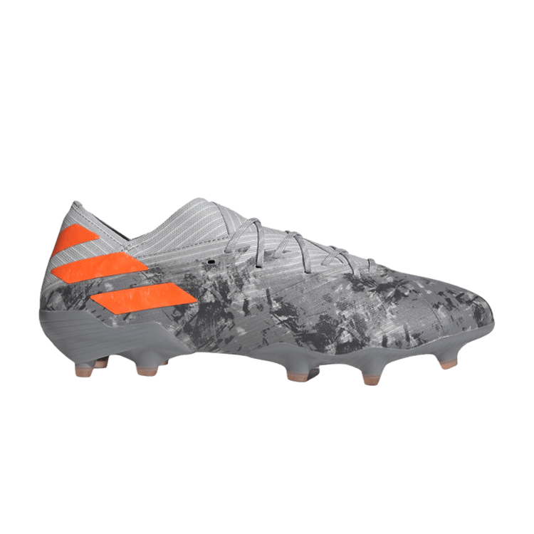 Adidas Nemeziz 19.1 FG 'Grey Solar Orange' — Grey/Solar Orange/Chalk White