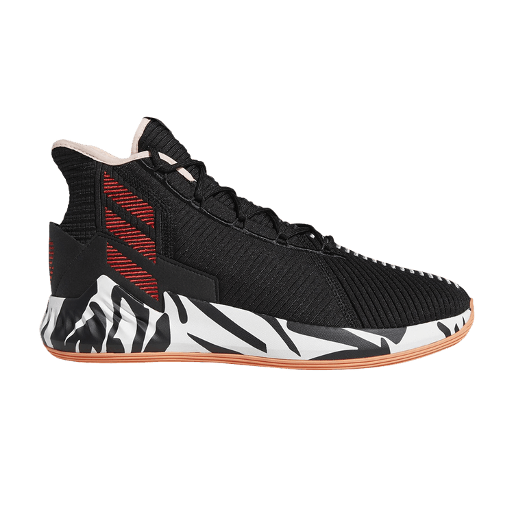Adidas D Rose 9 'Chinese New Year' — Core Black/Scarlet/Footwear White